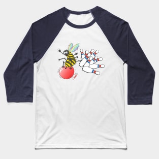 Bee Strike Baseball T-Shirt